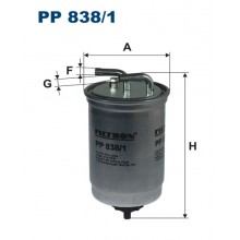 PP 838/1 FILTRON фильтр топливный (WF8044 WIX)